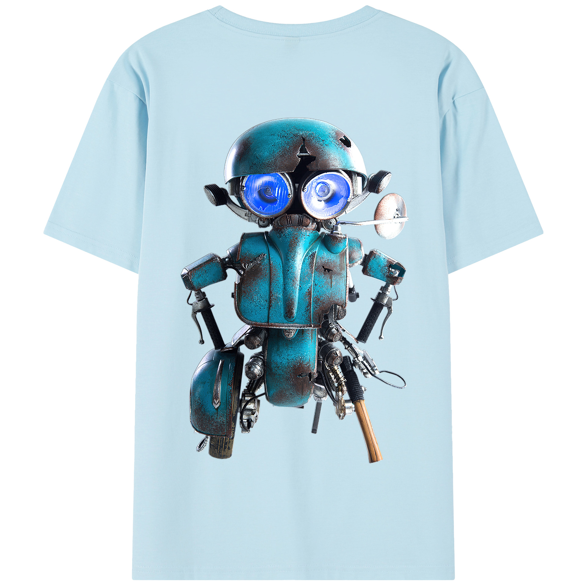 （画像用）  綿100％半袖Tシャツ（背面プリント）